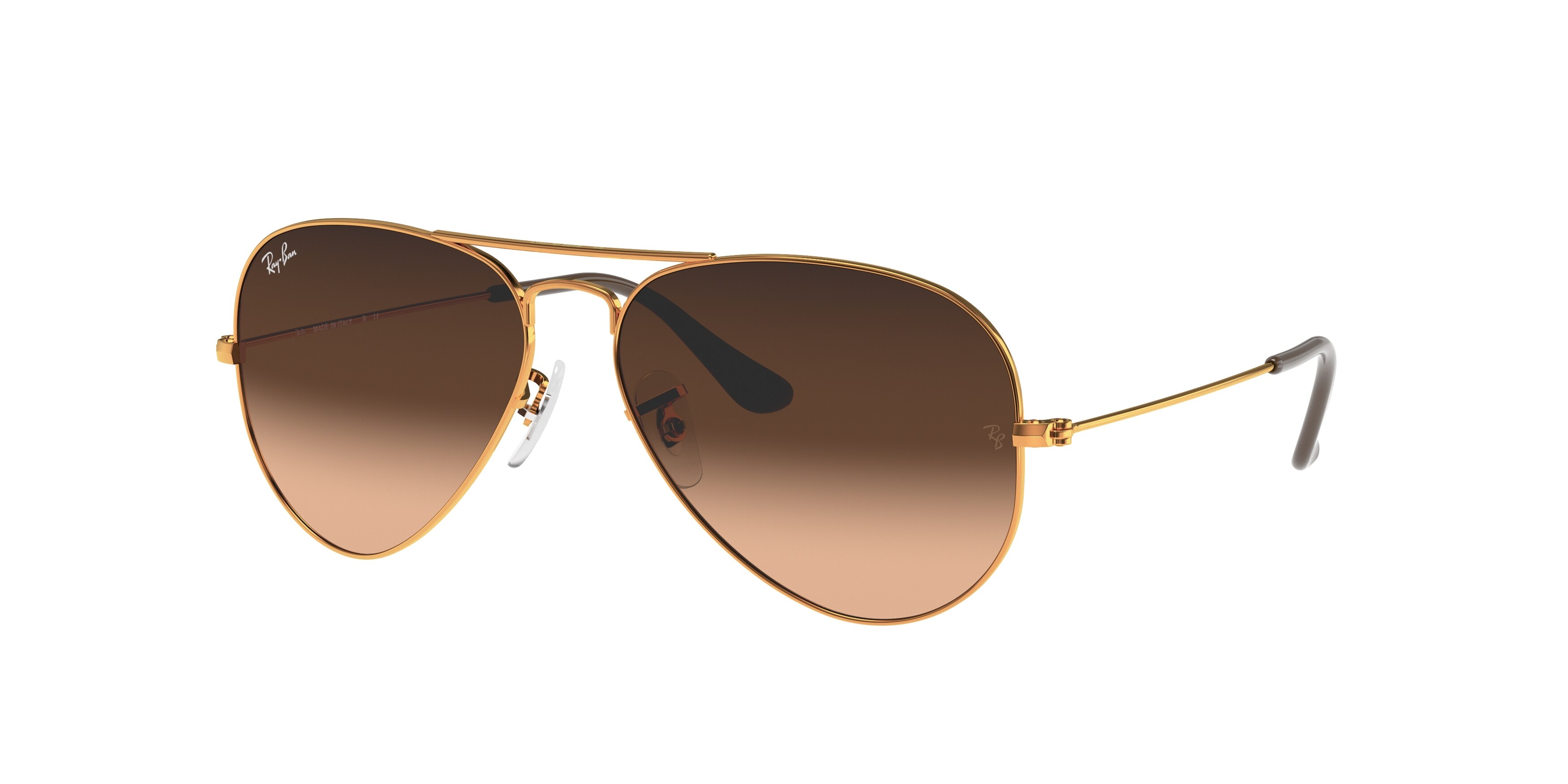 Ray - Ban Unisex RB3025 Aventor 9001A5 Aurinkolasit Metalli Ruskea Ruusu LentäJä Normaali-image